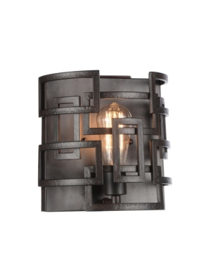 Cwi Lighting Litani 1 Light Wall Sconce In Brown
