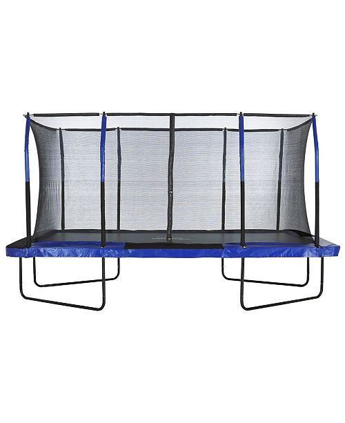 Upperbounce Easy Assemble Mega Rectangular Trampoline With Fiber