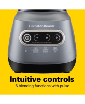 Ice Crusher Blender with 40 oz. Glass Blender Jar and 20 Oz. Travel Jar