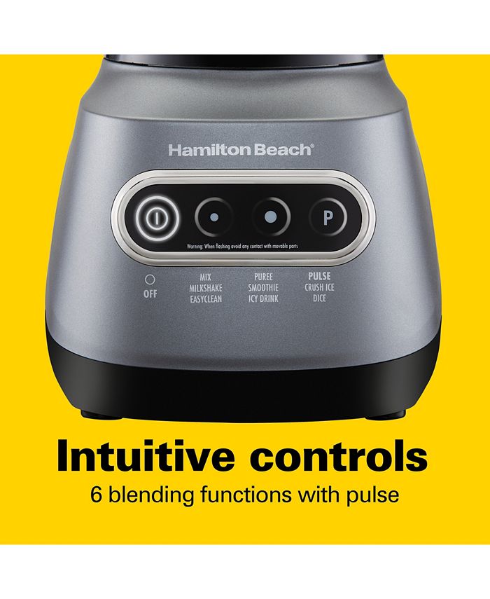 Hamilton Beach Ice Crusher Blender with 40 oz. Glass Blender Jar and 20