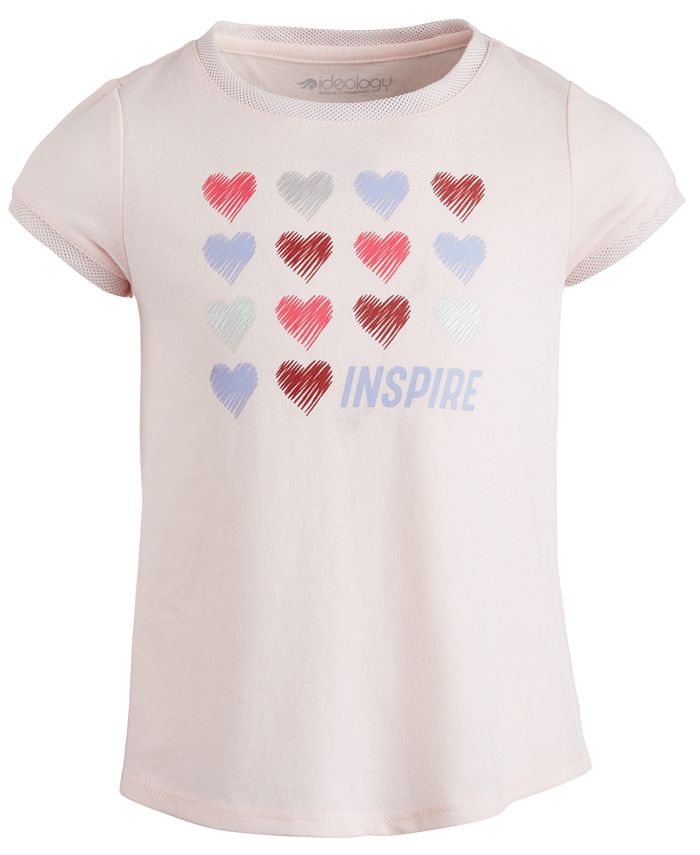 Ideology Toddler Girls Hearts-Print T-Shirt, Created for Macy's ...