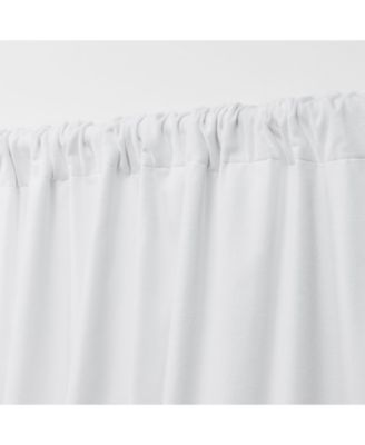 Velvety Room Darkening, Back Tab and Rod Pocket Single Curtain Panel