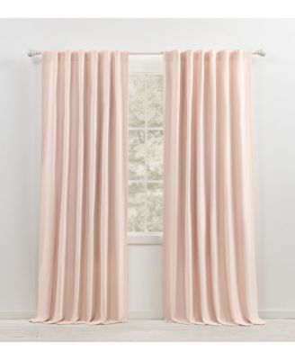 Velvety Room Darkening, Back Tab and Rod Pocket Single Curtain Panel