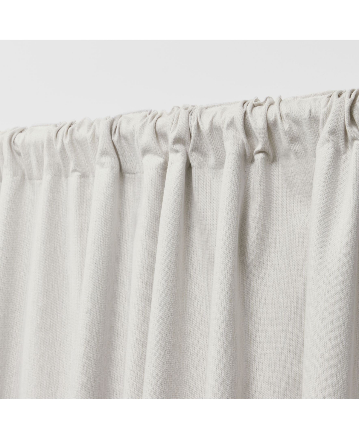 Shop Lauren Ralph Lauren Sallie Blackout Back Tab Rod Pocket Curtain Panel, 54" X 84" In Off-white
