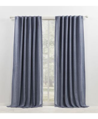 Sallie Total Blackout, Back Tab and Rod Pocket Single Curtain Panel