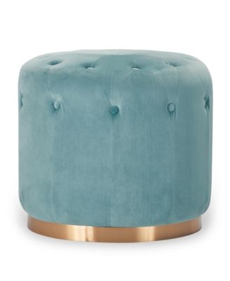 Adore Décor - Adele Tufted Ottoman, Quick Ship