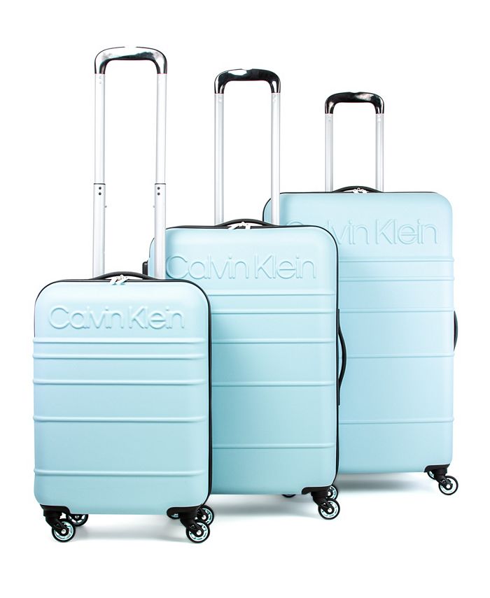 Calvin Klein Fillmore 3-Pc. Hardside Luggage Set - Silver Pink