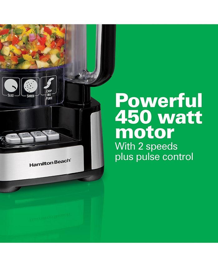 Hamilton Beach 12 Cup Stack & Snap Food Processor Macy's
