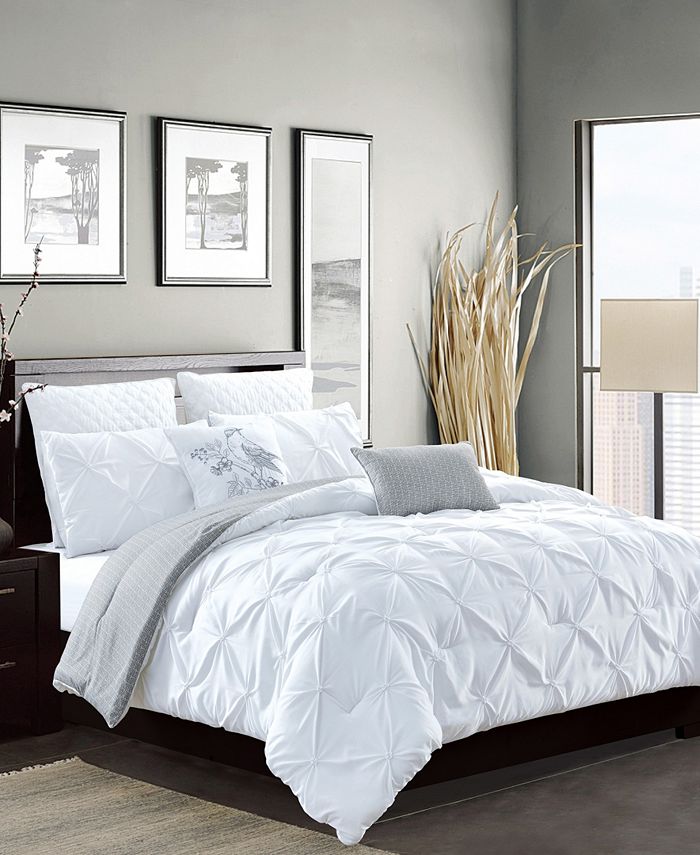 Olivia Gray Olympia 7Piece Reversible Queen Comforter Set Macy's