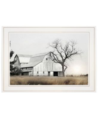 Ohio Fields I by Lori Deiter, Ready to hang Framed Print, White Frame, 21" x 15"