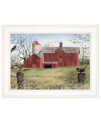 Harbingers of Spring by Billy Jacobs, Ready to hang Framed Print, White Frame, 27" x 21"