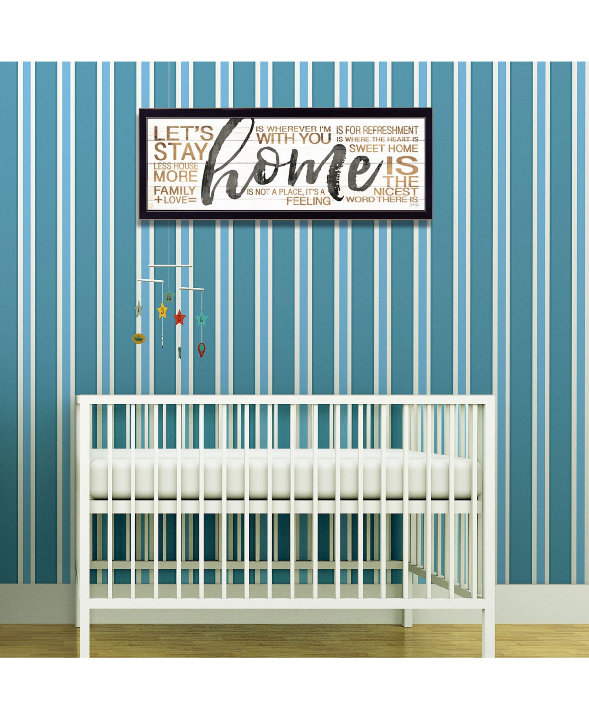Trendy Decor 4U Home by Marla Rae, Ready to hang Framed Print, Black Frame,