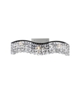 Cwi Lighting Glamorous 3 Light Wall Sconce - Chrome