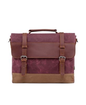 Stone Creek Waxed Canvas Briefcase