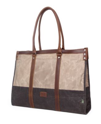 Stone Creek Waxed Canvas Tote Bag