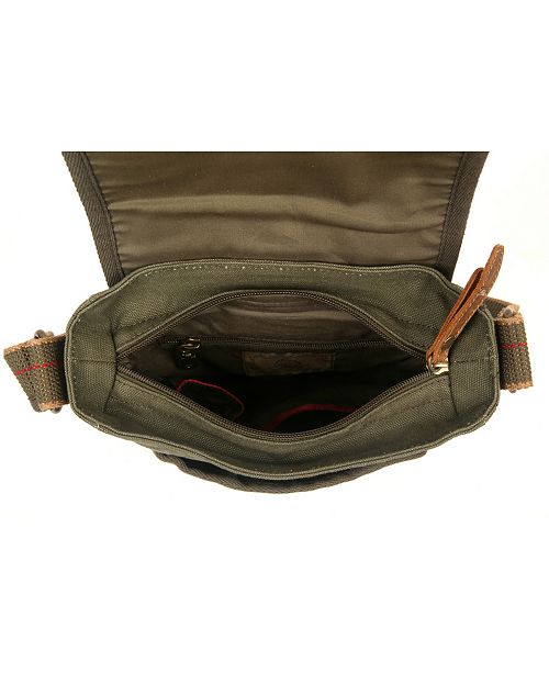TSD BRAND Turtle Ridge Canvas Crossbody Bag & Reviews - Handbags ...