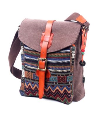 Four Season Canvas Crossbody Bag