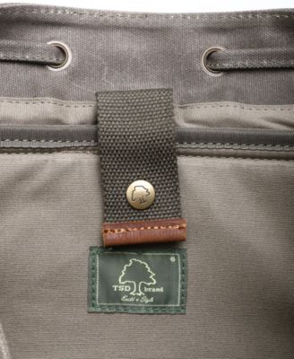 Stone Creek Waxed Canvas Backpack Handbag