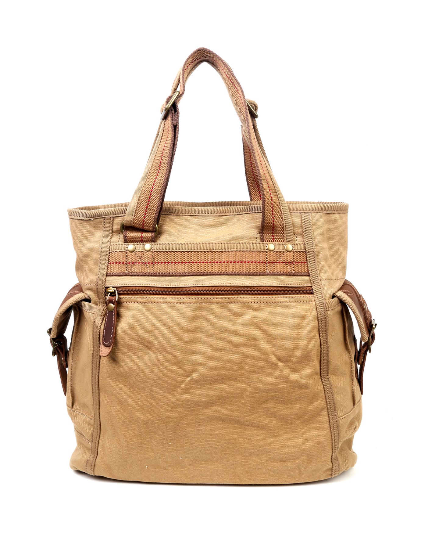 Женская сумка TSD BRAND Turtle Ridge Medium Canvas, цвет: Верблюжий — фото 4