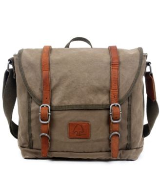 TSD BRAND Forest Canvas Messenger Bag - Macy's