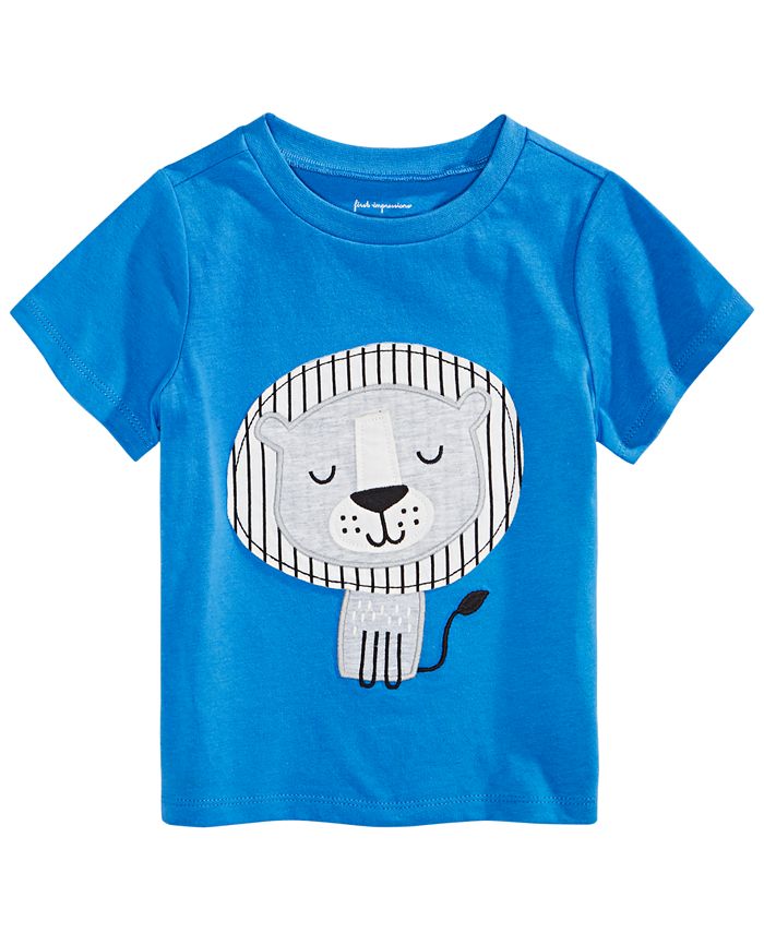 First Impressions Baby Boys Lion-Print T-Shirt, Created for Macy's - Macy's