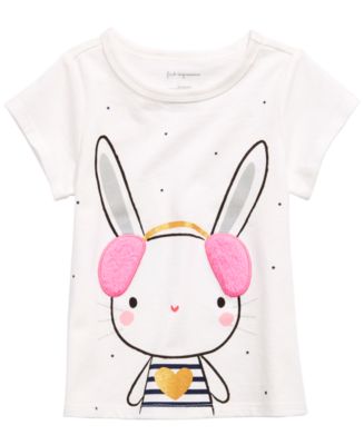 First Impressions Toddler Girls Bunny T-Shirt, Created for Macy's - Macy's