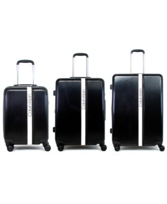 calvin klein luggage hardside spinner