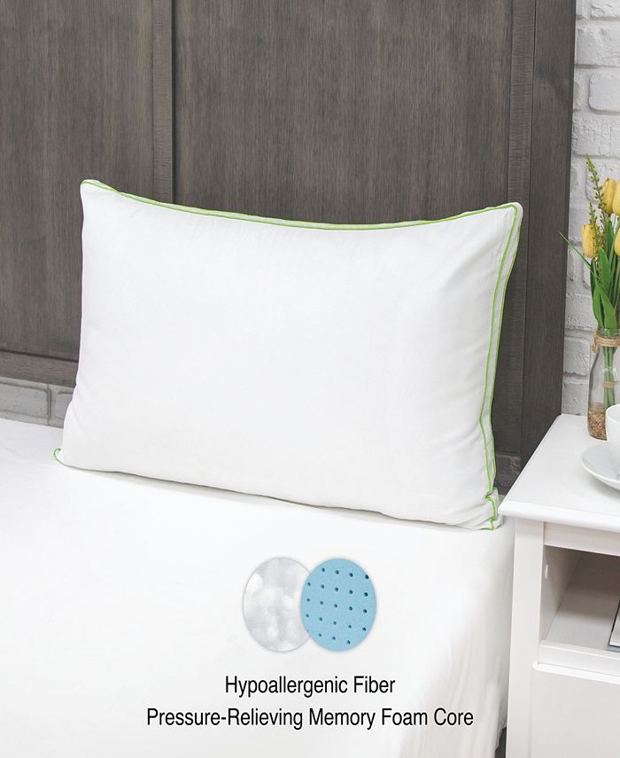 SensorPEDIC MemoryLOFT Deluxe Gusseted Pillow with Memory Foam Center