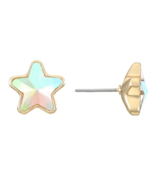 image of Trifari Gold-Tone Star Stud Earrings