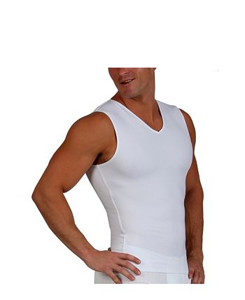 Instaslim Insta Slim Men's Compression Sleeveless V-Neck T-Shirt - Macy's