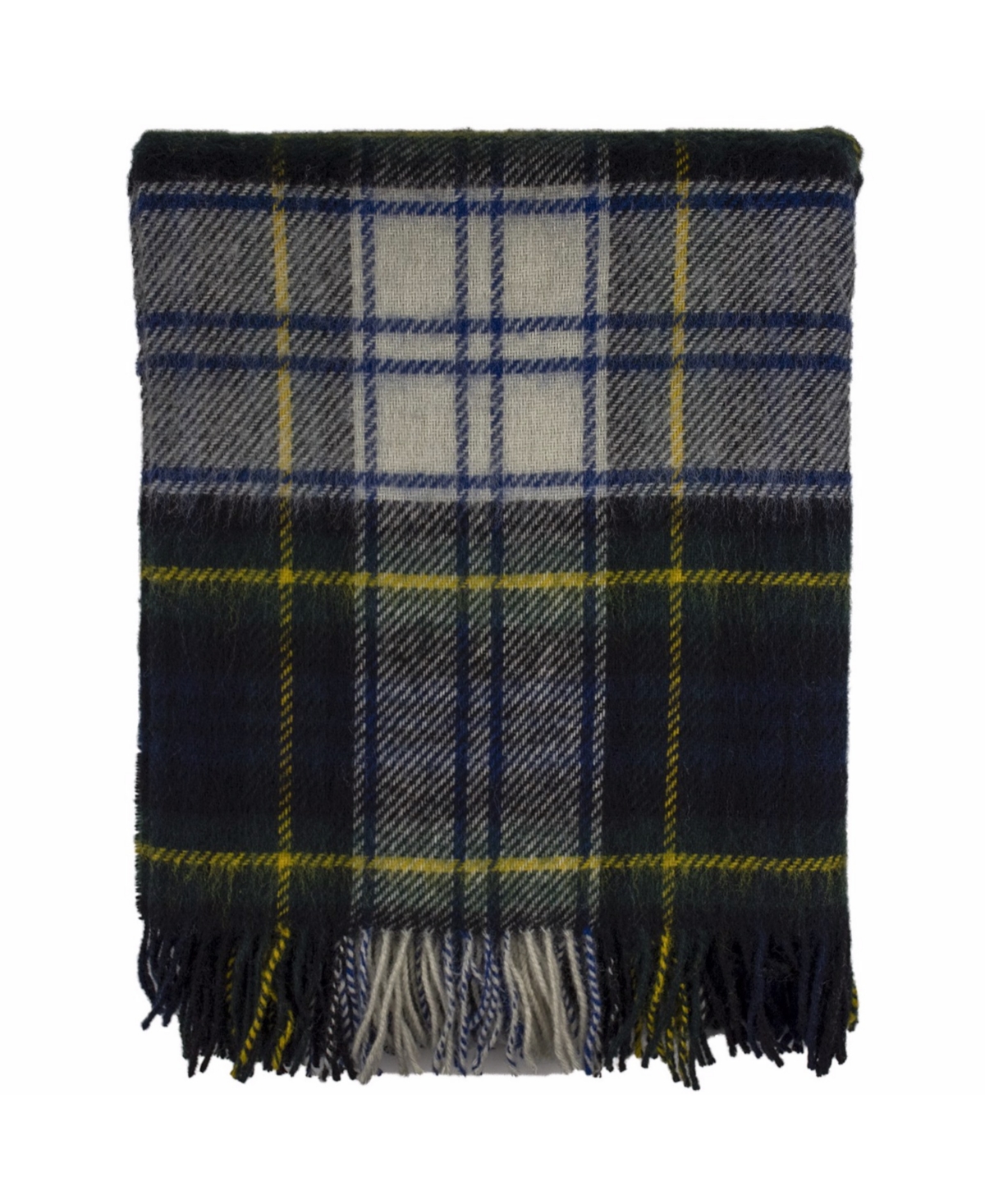 Prince of Scots Highland Tartan Tweed Pure 100% Wool Throw, 72