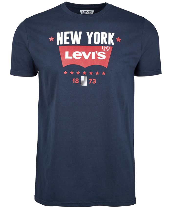 Levi's Men's Heathered New York Logo T-Shirt & Reviews - T-Shirts - Men ...
