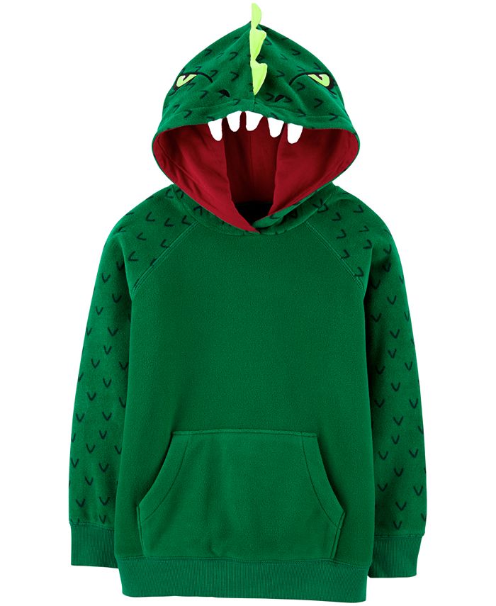 Carter s Little Big Boys Fleece Dragon Hoodie Macy s