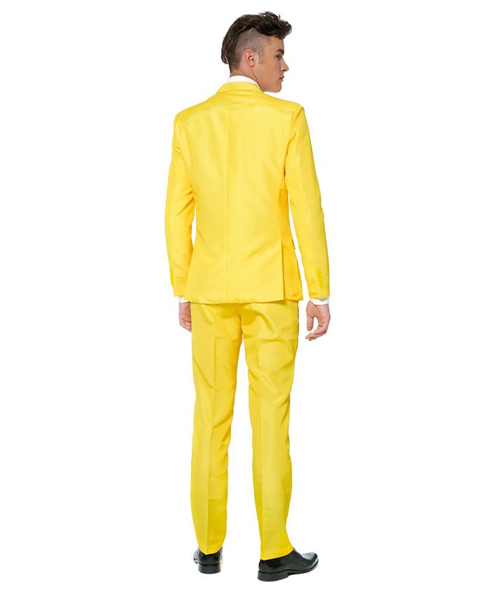 Suitmeister Men's Solid Yellow Color Suit - Macy's