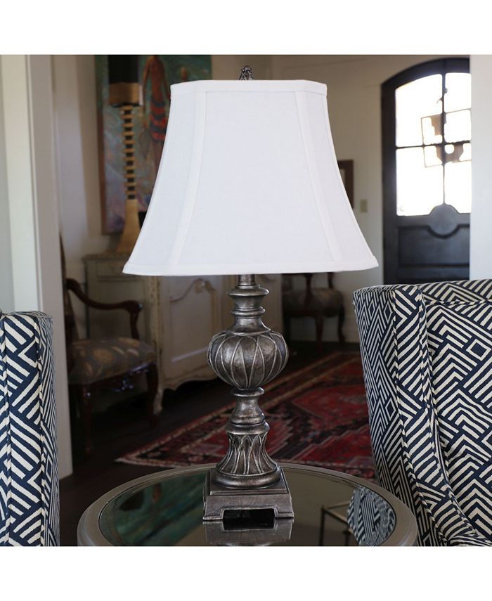 Jimco Lamp & Manufacturing Co Decor Therapy 25" Carved Table Lamp Macy's