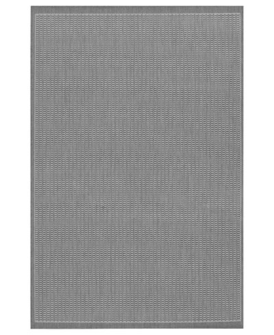 Couristan Rugs, Indoor/Outdoor Recife 1001/3012 Saddle Stitch Grey-White