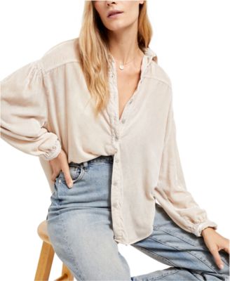 Free People - La Luna Velvet Top