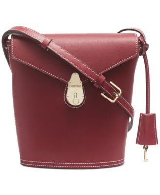 Calvin Klein - Lock Leather Bucket Bag