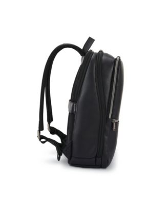 samsonite black leather backpack