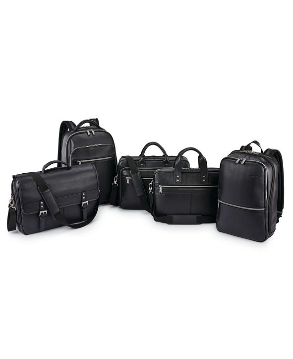 Samsonite Classic Leather Slim Brief & Reviews - Laptop Bags & Briefcases - Luggage - Macy&#39;s