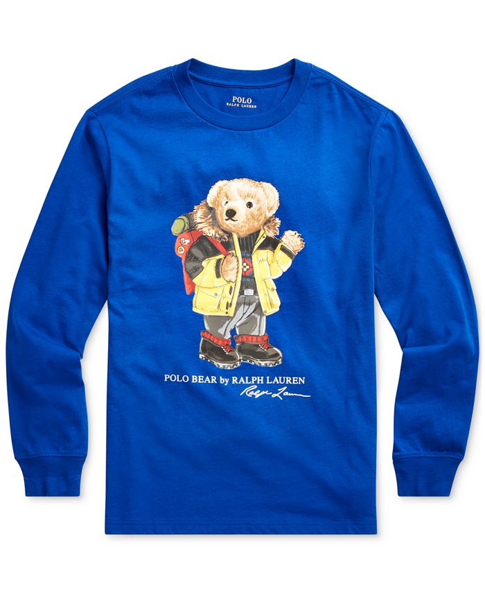 Polo Ralph Lauren Big Boys Ski Bear Cotton Jersey T-Shirt & Reviews ...