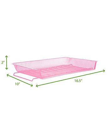 Mind Reader 2 Piece Stackable Letter Tray Desk Organizer - Macy's