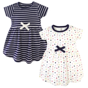 Touched by Nature Baby Girl Organic Dress 2 Pack