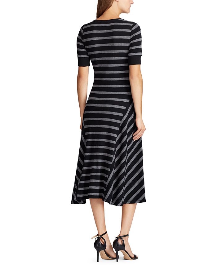 Ralph Lauren Waffle Knit Dress Waffle-Knit Henley Dress -ICONIC EXCLUSIVE