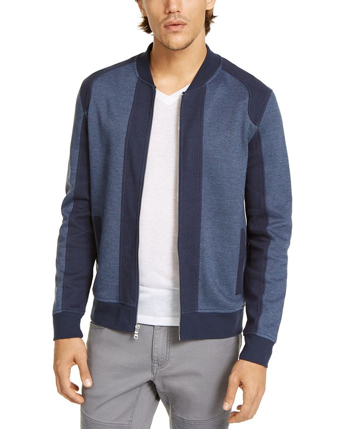INC International Concepts INC Men's Pieced Colorblocked Textured Knit ...