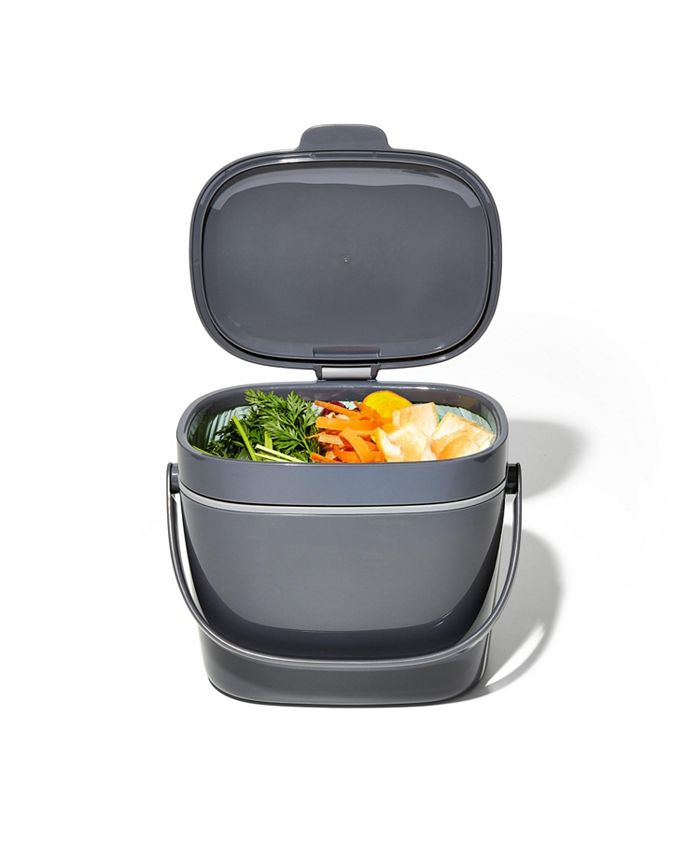 OXO 1.75 Gallon Compost Bin, Charcoal Macy's