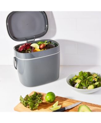 1.75 Gallon Compost Bin, Charcoal