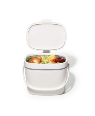 1.75 Gallon Compost Bin, White