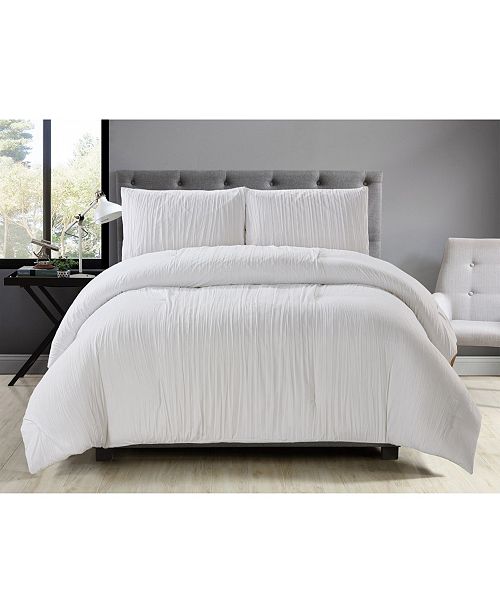 Lily David Crease 3 Piece Comforter Set King California King