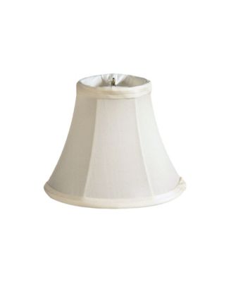 Cloth&Wire Slant Pure Silk Pongee Chandelier Lampshade with Flame Clip